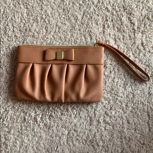 pleather wristlet